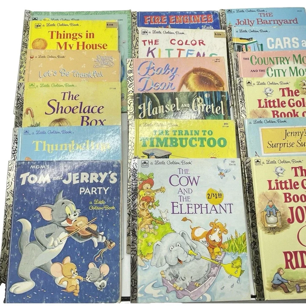 Vintage A Little‎ Golden Book 1960s to 1980s Children Disney Classics Lot Of 18 - Picture 2 of 9